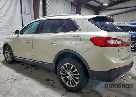 2016 Lincoln Mkx Select from USA, damaged, VIN 2LMPJ8KR3GBL71247